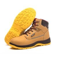 Nubuck Genuine Cow Leather Safety Shoes