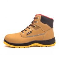 Nubuck Genuine Cow Leather Safety Shoes