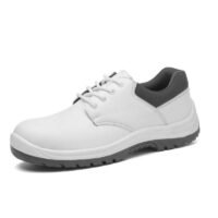 White Microfiber Laboratory Shoes