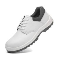 White Microfiber Laboratory Shoes