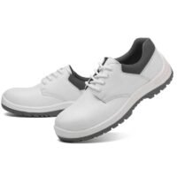 White Microfiber Laboratory Shoes