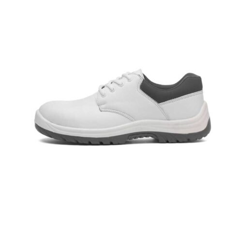 White Microfiber Laboratory Shoes