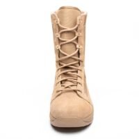 Military Boots In Tan Color